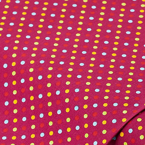 Baumwollstoff Tupfen "Mona", weinrot-color Baumwollstoff Tupfen "Mona", weinrot-color von buttinette