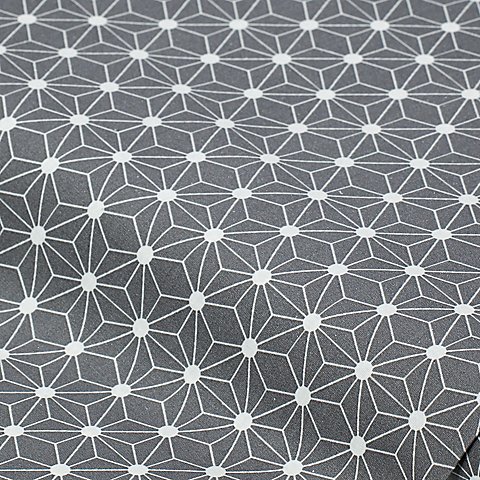 Beschichteter Baumwollstoff "Grafisches Design", grau/weiß Beschichteter Baumwollstoff "Grafisches Design", grau/weiß von buttinette