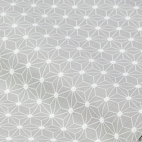 Beschichteter Baumwollstoff "Grafisches Design", hellgrau/weiß Beschichteter Baumwollstoff "Grafisches Design", hellgrau/weiß von buttinette