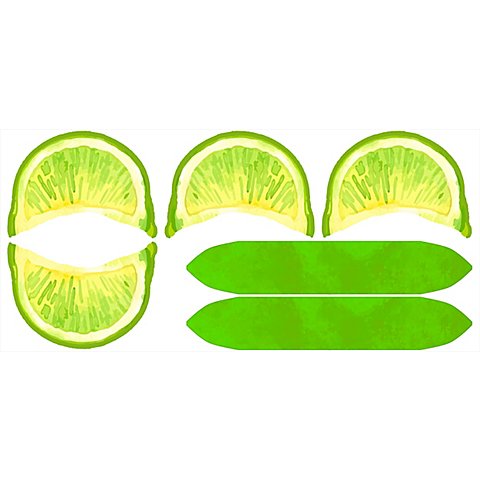 Canvas-Coupon "Limette", grün-color Canvas-Coupon "Limette", grün-color von buttinette