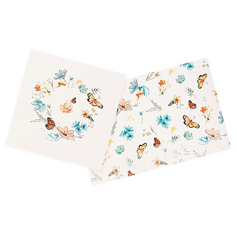 Canvas-Coupon "Schmetterlinge", creme-color Canvas-Coupon "Schmetterlinge", creme-color von buttinette