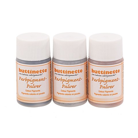 buttinette Farbpigment-Pulver, erdtöne, 3x 20 ml buttinette Farbpigment-Pulver, erdtöne, 3x 20 ml von buttinette