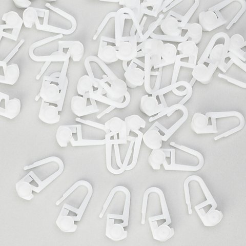 Gardinenhaken/Rollringe, Größe: 10 x 27 mm, Inhalt: 100 Stück Gardinenhaken/Rollringe, Größe: 10 x 27 mm, Inhalt: 100 Stück von buttinette