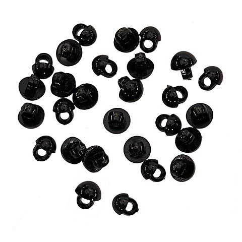 buttinette Kunststoff-Augen, Größe: 5 + 6 mm, 50 Stück buttinette Kunststoff-Augen, Größe: 5 + 6 mm, 50 Stück von buttinette