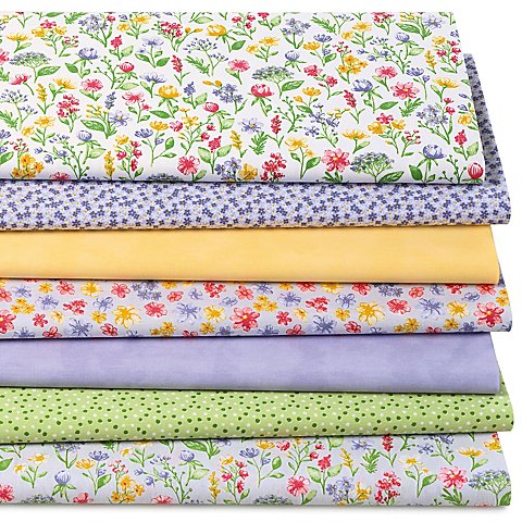 Patchwork- und Quiltpaket "Blütenpracht", bunt Patchwork- und Quiltpaket "Blütenpracht", bunt von buttinette