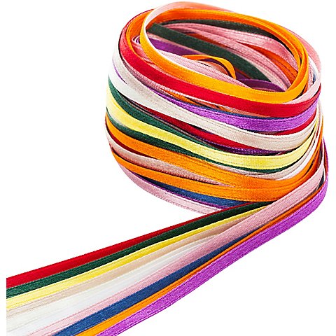 Satinbänderpaket, bunt, 3 mm, 10x 2 m Satinbänderpaket, bunt, 3 mm, 10x 2 m von buttinette