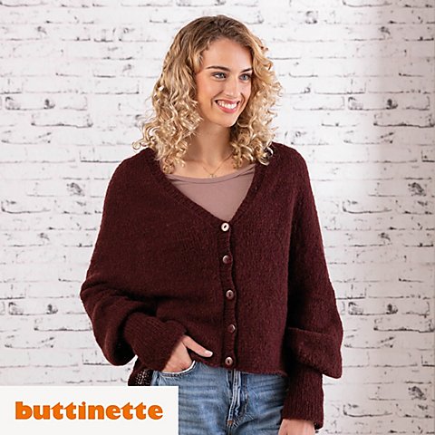 Strickanleitung – Cardigan aus Woll Butt Primo Amira Strickanleitung – Cardigan aus Woll Butt Primo Amira von buttinette
