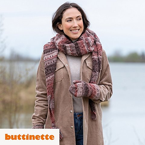 Strickanleitung – Dreieckstuch aus Woll Butt Malena Strickanleitung – Dreieckstuch aus Woll Butt Malena von buttinette