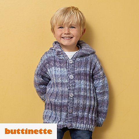 Strickanleitung – Jungenjacke aus Woll Butt Venia Strickanleitung – Jungenjacke aus Woll Butt Venia von buttinette