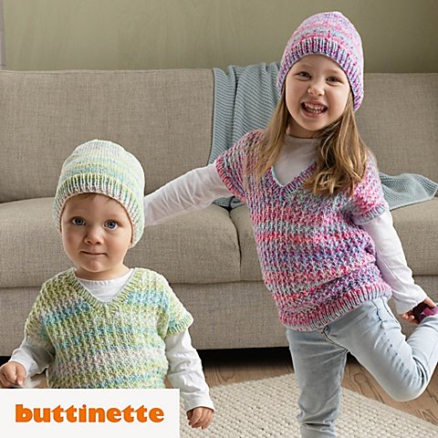 Strickanleitung – Kindermütze aus Woll Butt Venia Strickanleitung – Kindermütze aus Woll Butt Venia von buttinette