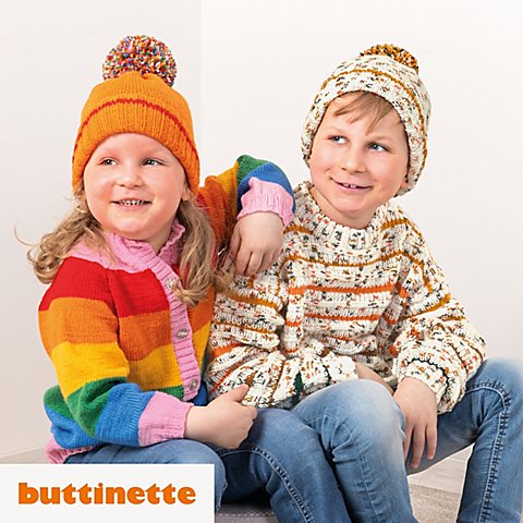 Strickanleitung - Kindermütze aus Woll Butt Versailles Strickanleitung - Kindermütze aus Woll Butt Versailles von buttinette