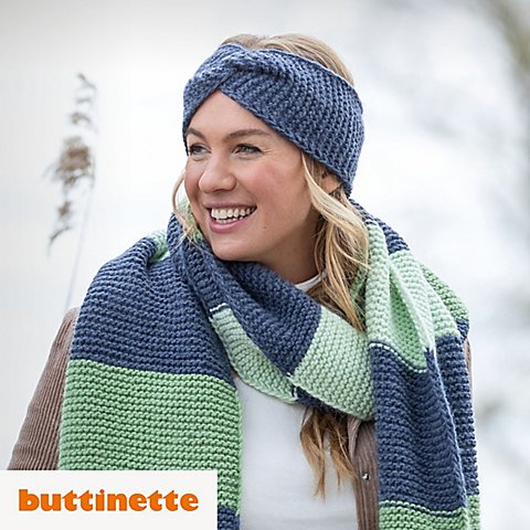 Strickanleitung – Stirnband aus Woll Butt Fabiola Strickanleitung – Stirnband aus Woll Butt Fabiola von buttinette