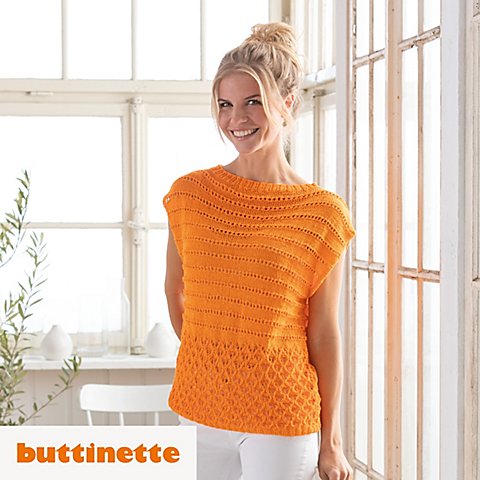 Strickanleitung - Top aus Woll Butt Ellie Strickanleitung - Top aus Woll Butt Ellie von buttinette