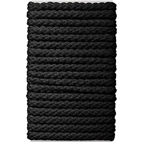 buttinette Kordel für Bekleidung, schwarz, 8 mm Ø, Länge: 5 m von buttinette