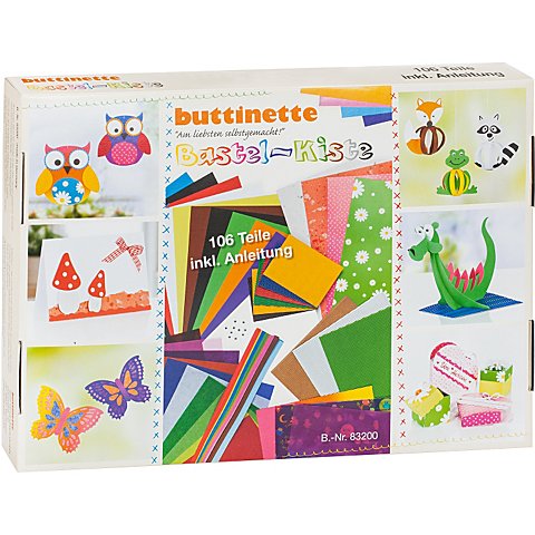 buttinette Bastel-Kiste "Allgemein", 106-teilig buttinette Bastel-Kiste "Allgemein", 106-teilig von buttinette
