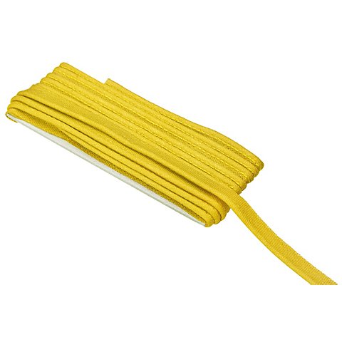 buttinette Baumwoll-Paspelband, gelb, 2,4 mm Ø, 5 m von buttinette