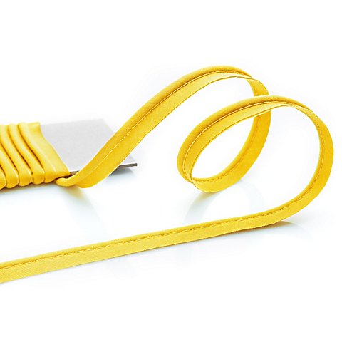 buttinette Baumwoll-Paspelband, gelb, 4 mm Ø, 5 m von buttinette