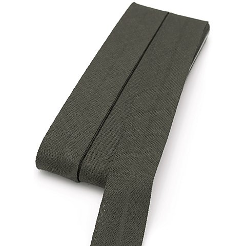 buttinette Baumwoll-Schrägband, dunkelgrau, Breite: 2 cm, Länge: 5 m buttinette Baumwoll-Schrägband, dunkelgrau, Breite: 2 cm, Länge: 5 m von buttinette