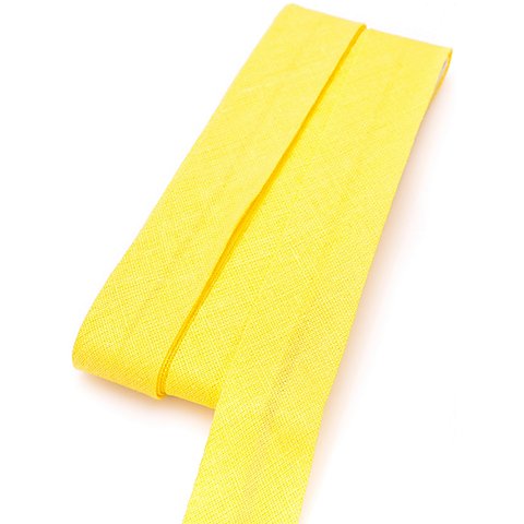 buttinette Baumwoll-Schrägband, gelb, Breite: 2 cm, Länge: 5 m buttinette Baumwoll-Schrägband, gelb, Breite: 2 cm, Länge: 5 m von buttinette