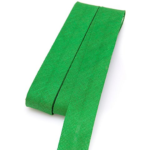 buttinette Baumwoll-Schrägband, grasgrün, Breite: 2 cm, Länge: 5 m von buttinette