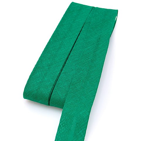 buttinette Baumwoll-Schrägband, grün, Breite: 2 cm, Länge: 5 m von buttinette