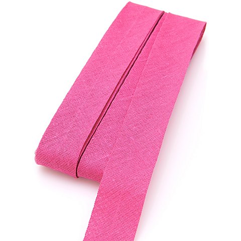 buttinette Baumwoll-Schrägband, pink, Breite: 2 cm, Länge: 5 m von buttinette