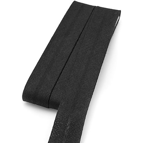 buttinette Baumwoll-Schrägband, schwarz, Breite: 2 cm, Länge: 5 m buttinette Baumwoll-Schrägband, schwarz, Breite: 2 cm, Länge: 5 m von buttinette