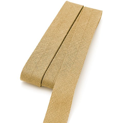 buttinette Baumwoll-Schrägband, senf, Breite: 2 cm, Länge: 5 m von buttinette