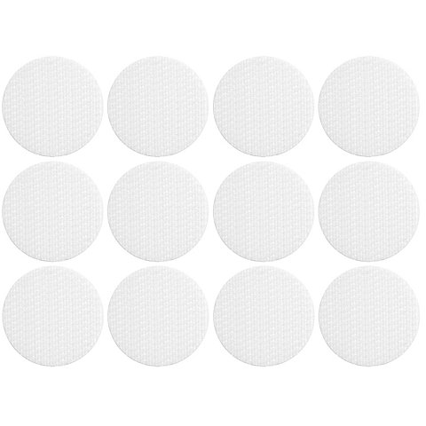 buttinette Einseitige Klettpunkte, selbstklebend, transparent, Ø 2,5 cm von buttinette