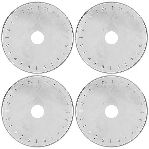 buttinette Ersatzklingen für Rollschneider 45 mm Ø, Inhalt: 4 Stück buttinette Ersatzklingen für Rollschneider 45 mm Ø, Inhalt: 4 Stück von buttinette