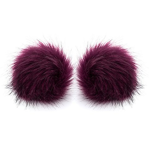 buttinette Fellimitat-Bommel, beere, Größe: 12 cm Ø buttinette Fellimitat-Bommel, beere, Größe: 12 cm Ø von buttinette