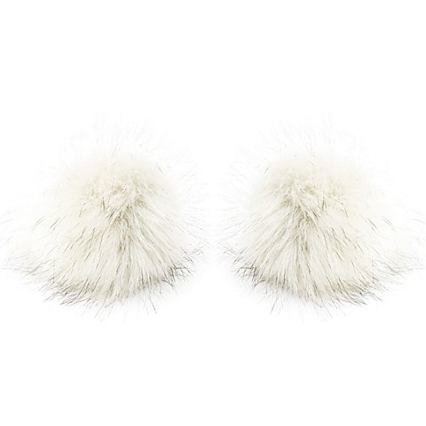 buttinette Fellimitat-Bommel, weiß, Größe: 12 cm Ø buttinette Fellimitat-Bommel, weiß, Größe: 12 cm Ø von buttinette