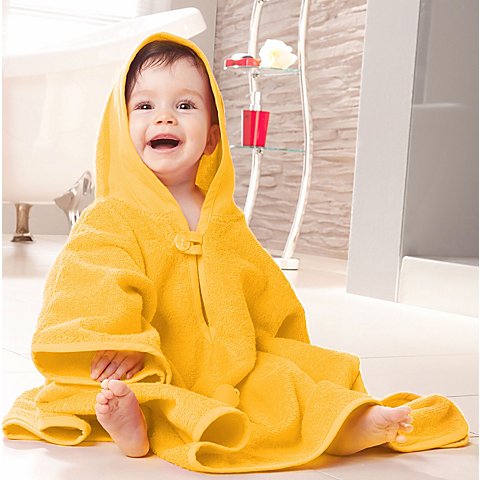 buttinette Frottier-Poncho, gelb, 55 x 71 cm buttinette Frottier-Poncho, gelb, 55 x 71 cm von buttinette