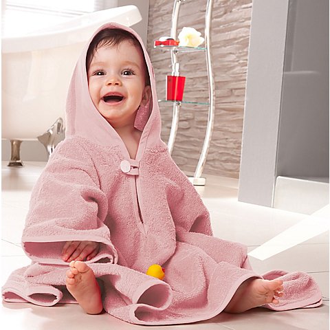 buttinette Frottier-Poncho, mauve, 55 x 71 cm von buttinette
