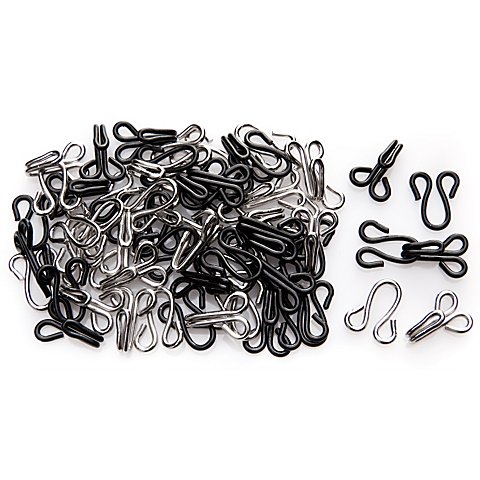 buttinette Haken und Augen, Größe: 16 x 17 mm, Inhalt: 30 Stück buttinette Haken und Augen, Größe: 16 x 17 mm, Inhalt: 30 Stück von buttinette