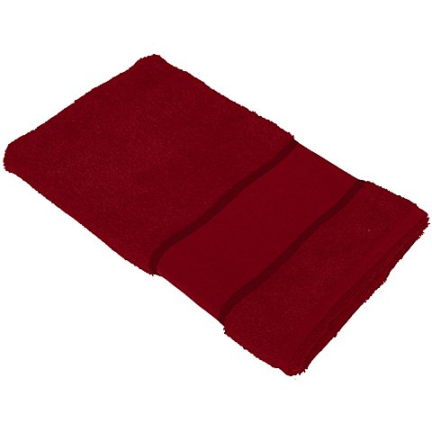 buttinette Handtuch, rubinrot von buttinette