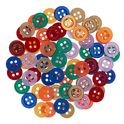 buttinette Hemd- und Blusenknöpfe, Größe: 10–12 mm Ø, Inhalt: 70 Stück buttinette Hemd- und Blusenknöpfe, Größe: 10–12 mm Ø, Inhalt: 70 Stück von buttinette