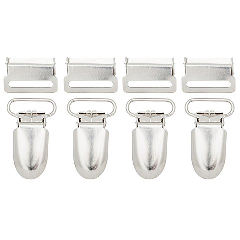 buttinette Hosenträger-Clips mit Versteller, Größe: 53 x 25 mm buttinette Hosenträger-Clips mit Versteller, Größe: 53 x 25 mm von buttinette