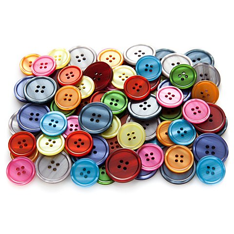 buttinette Jackenknöpfe, Größe: Ø 20 mm und 25 mm, Inhalt: 100 Stück buttinette Jackenknöpfe, Größe: Ø 20 mm und 25 mm, Inhalt: 100 Stück von buttinette