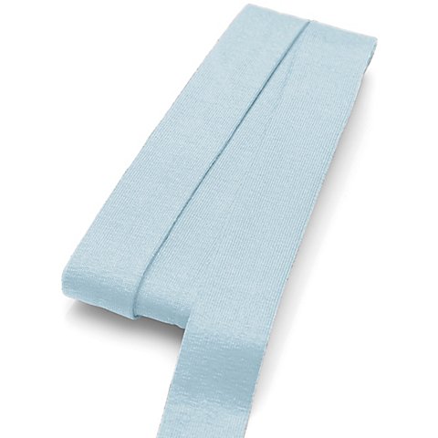buttinette Jersey-Einfassband, hellblau, Breite: 2 cm, Länge: 3 m von buttinette