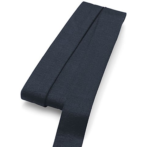 buttinette Jersey-Einfassband, jeans, Breite: 2 cm, Länge: 3 m von buttinette