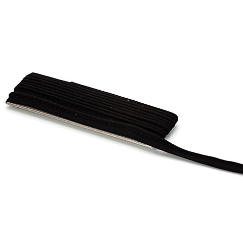 buttinette Jersey-Paspelband, schwarz, 3 mm Ø, 3 m von buttinette