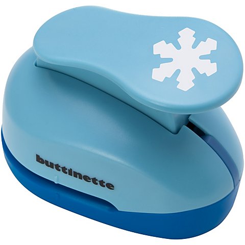 buttinette Jumbolocher "Schneeflocke", 38 mm buttinette Jumbolocher "Schneeflocke", 38 mm von buttinette