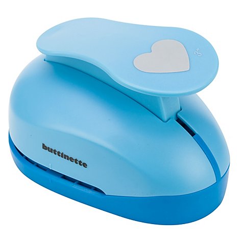 buttinette Jumbolocher XL "Herz", 75 mm buttinette Jumbolocher XL "Herz", 75 mm von buttinette