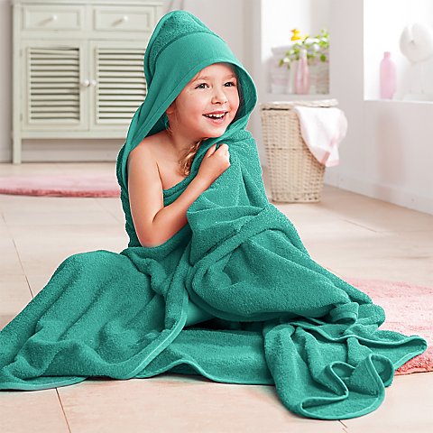 buttinette Kapuzenbadetuch, smaragd, 140 x 140 cm buttinette Kapuzenbadetuch, smaragd, 140 x 140 cm von buttinette