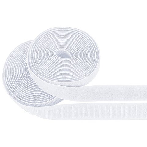 buttinette Klettverschlussband, zum Annähen, weiß, Breite: 2 cm, Inhalt: je 3 m von buttinette