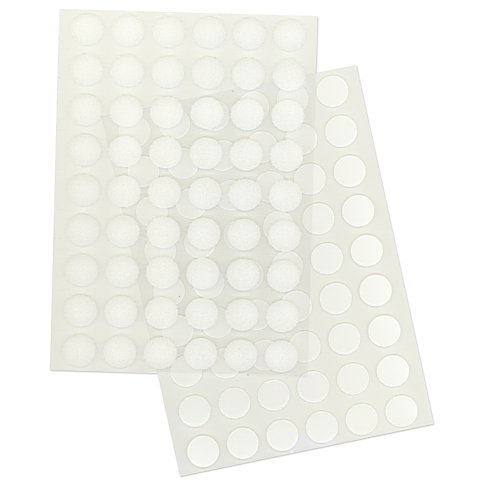 buttinette Klettverschlusspunkte, selbstklebend, 12 mm Ø, 54 Paar buttinette Klettverschlusspunkte, selbstklebend, 12 mm Ø, 54 Paar von buttinette