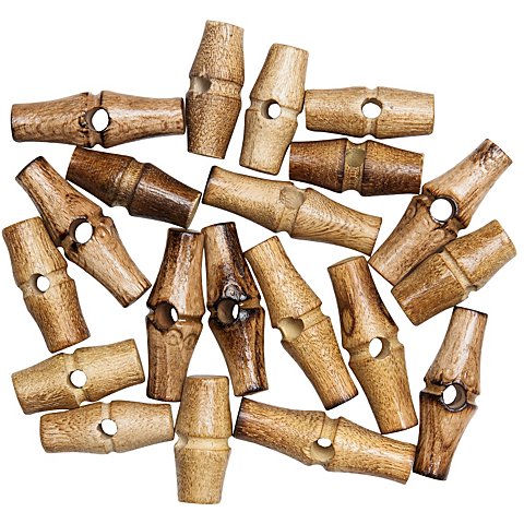 buttinette Knebelknöpfe, Länge: 30 mm und 40 mm, Inhalt: 16 Stück buttinette Knebelknöpfe, Länge: 30 mm und 40 mm, Inhalt: 16 Stück von buttinette