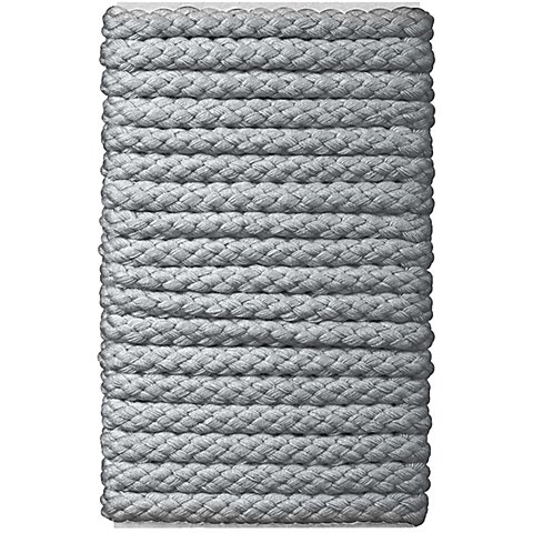 buttinette Kordel für Bekleidung, hellgrau, 8 mm Ø, Länge: 5 m von buttinette