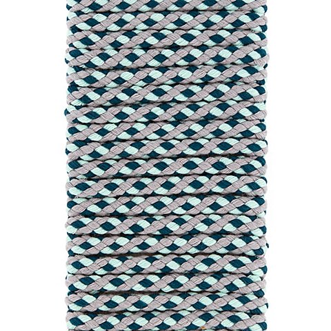 buttinette Kordel für Bekleidung, petrol color, Ø 8 mm, Länge: 5 m von buttinette
